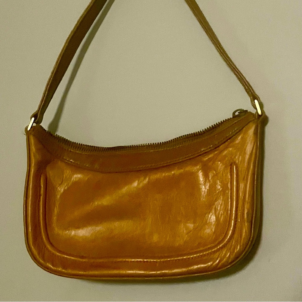 Leather-like hand bag